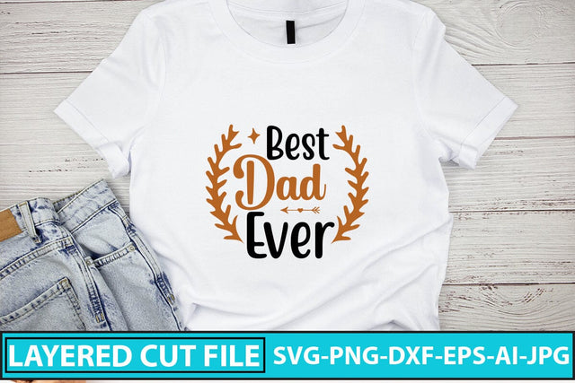 Best Dad Ever SVG Cut File SVG Syaman 
