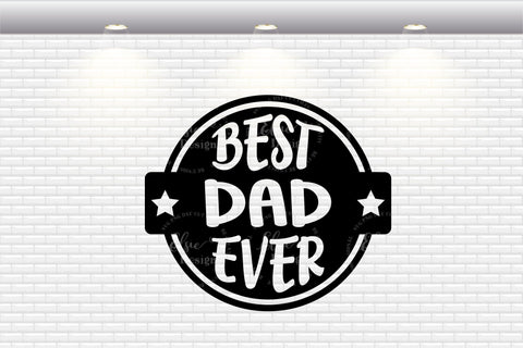 Best Dad Ever - SVG, PNG, DXF, EPS SVG Elsie Loves Design 