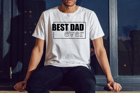 Best Dad Ever Svg Png Files, Father’s Day Svg, Dad Quote Svg, Dad Cut Files, Daddy Svg, Cheer dad svg, best dad gift SVG DesignDestine 