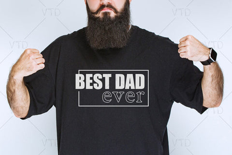 Best Dad Ever Svg Png Files, Father’s Day Svg, Dad Quote Svg, Dad Cut Files, Daddy Svg, Cheer dad svg, best dad gift SVG DesignDestine 