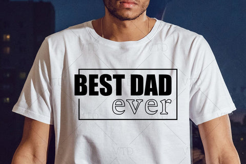 Best Dad Ever Svg Png Files, Father’s Day Svg, Dad Quote Svg, Dad Cut Files, Daddy Svg, Cheer dad svg, best dad gift SVG DesignDestine 