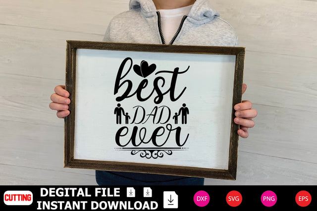 Best Dad Ever SVG Shahin alam 