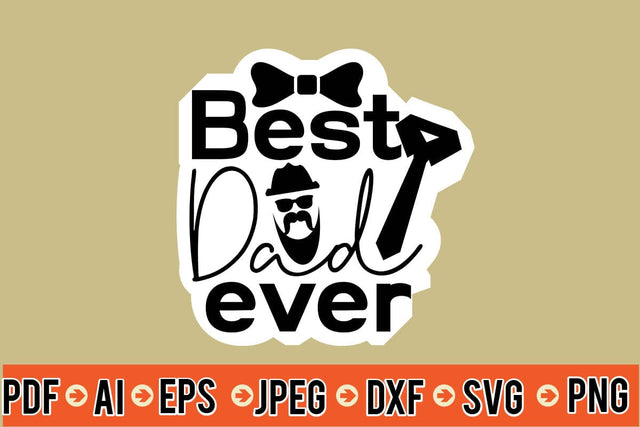 Best Dad Ever SVG SVG MStudio 