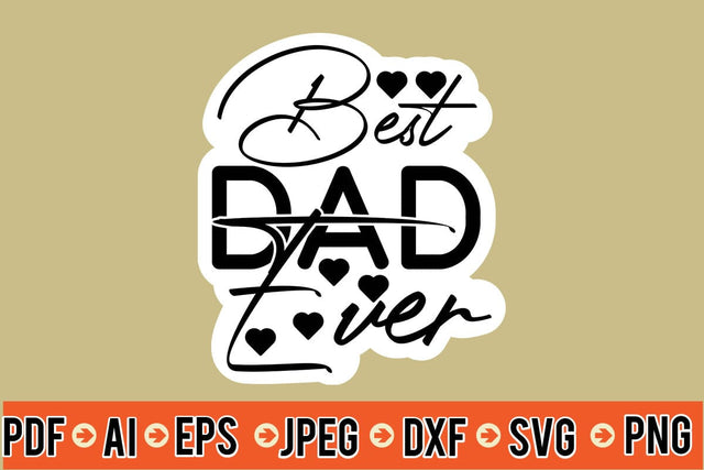 Best Dad Ever SVG SVG MStudio 
