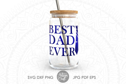 Best Dad Ever SVG with neck tie SVG Artisan Craft SVG 