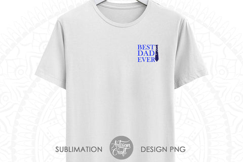 Best Dad Ever SVG with neck tie SVG Artisan Craft SVG 