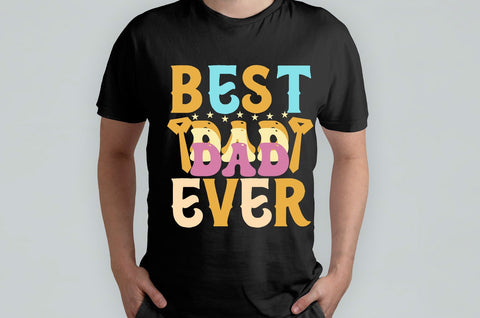 Best Dad Ever T-shirt Design SVG MStudio 