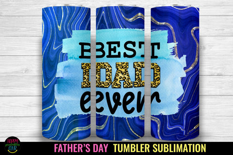 Best Dad Ever Tumbler PNG I Father's Day Tumbler Sublimation Sublimation Happy Printables Club 