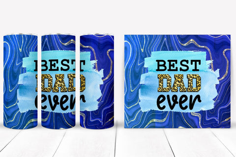 Best Dad Ever Tumbler PNG I Father's Day Tumbler Sublimation Sublimation Happy Printables Club 