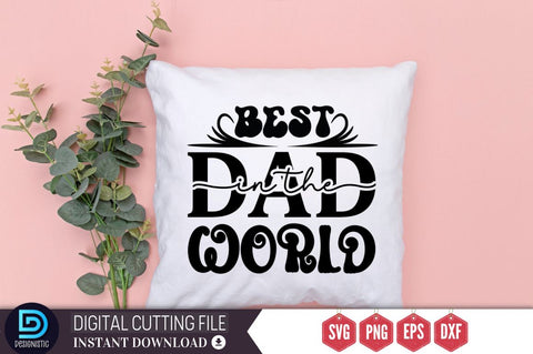 Best dad in the world SVG SVG DESIGNISTIC 