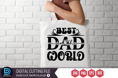 Best dad in the world SVG SVG DESIGNISTIC 