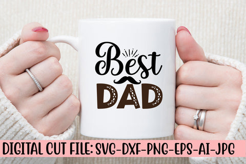 Best Dad SVG Cut File SVG Syaman 
