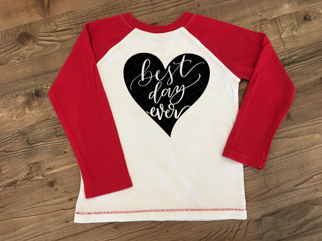 Best Day Ever Heart SVG | So Fontsy SVG So Fontsy Design Shop 