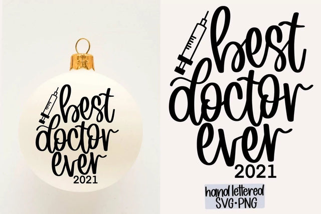 Best doctor ever SVG, Hand Lettered SVG SVG AnitaAlyiaLettering 