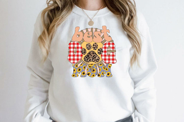 Best Dog Mom Sublimation SVGArt 