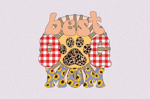 Best Dog Mom Sublimation SVGArt 