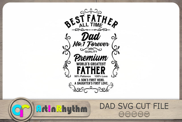 Best Father Svg, Dad Svg, Dad Gift, Father Svg, Father's Day Gift, SVG Artinrhythm shop 