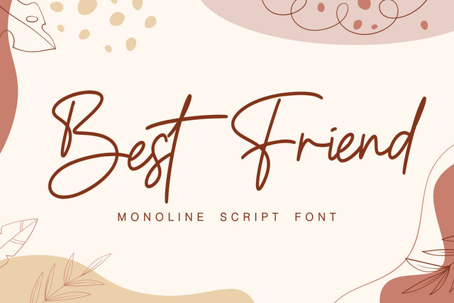 Best Friend Font Mozarella 