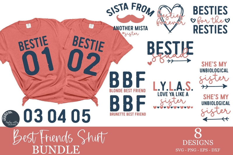 Best Friend SVG Bundle-Friendship SVG Bundle SVG Linden Valley Designs 