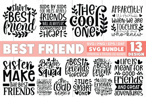 Best Friend SVG Bundle SVG Ariyan 