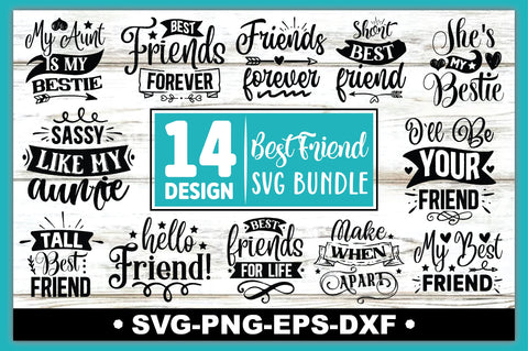 Best Friend SVG Bundle SVG Ariyan 