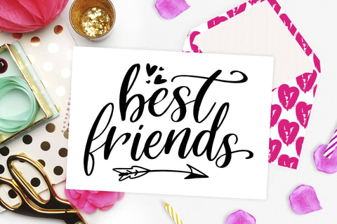 Best friends | Besties cut file | Arrow SVG TheBlackCatPrints 