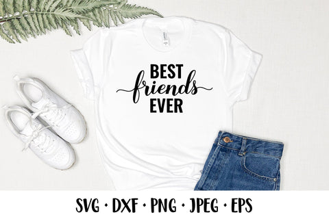 Best Friends Ever SVG. Friendship quote SVG LaBelezoka 