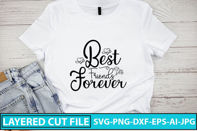 Best Friends Forever SVG Cut File SVG Syaman 