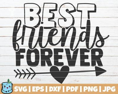 Best Friends Forever SVG MintyMarshmallows 
