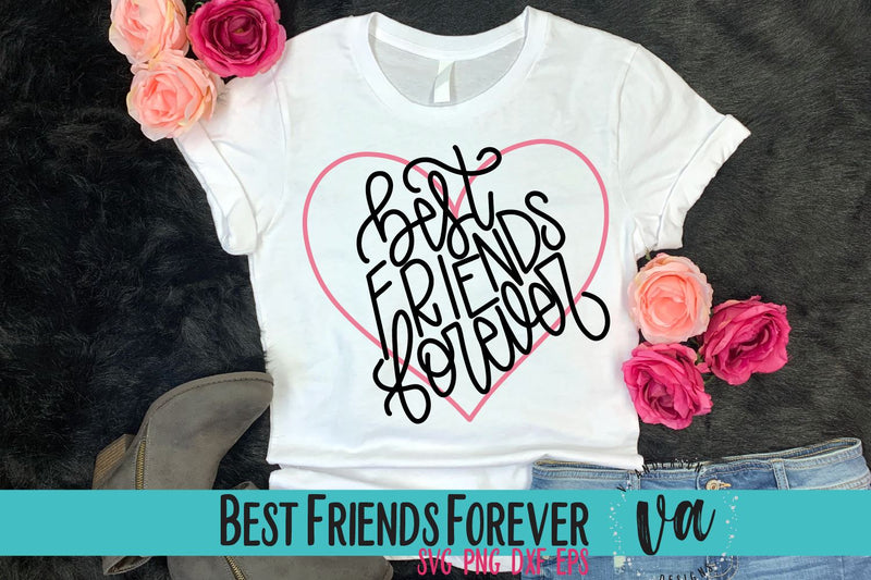 Best Friends Forever SVG SVG V. Anderson Designs 