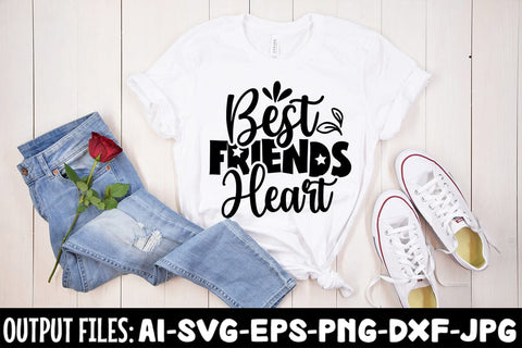 Best Friends Heart SVG Design SVG Rafiqul20606 