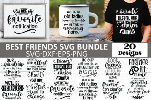 Best Friends SVG Bundle, Friendship SVG Bundle, Best Friend Quotes SVG SVG md faruk hossain 