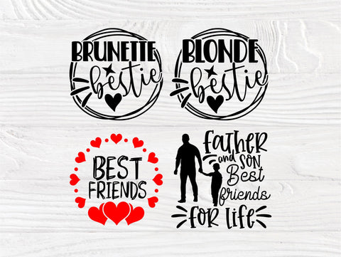 Best Friends SVG Bundle, Friendship Svg Designs SVG TonisArtStudio 