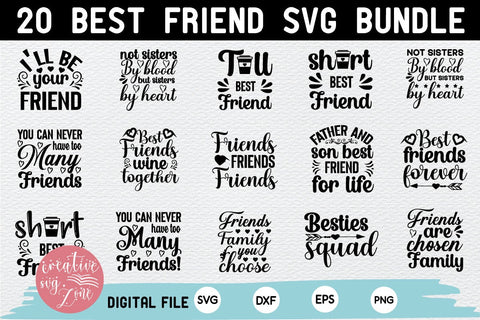 Best Friends SVG Bundle SVG md faruk hossain 