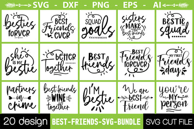 Best-Friends-Svg-Bundle SVG Nbd161 
