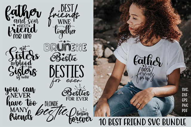 Best Friends SVG Bundle SVG orpitasn 
