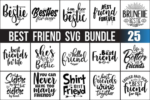 Best Friends SVG Bundle SVG orpitasn 