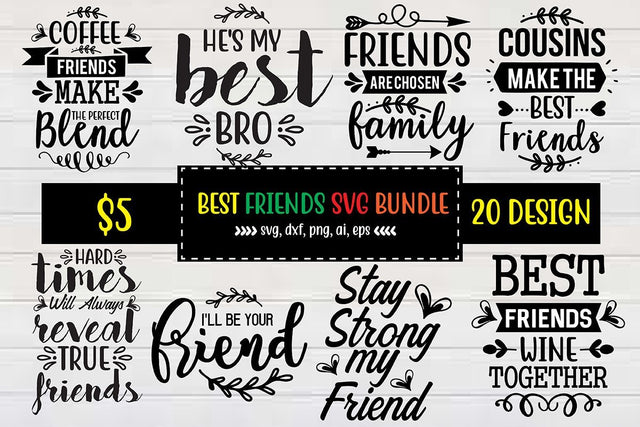 Best Friends SVG Bundle SVG shah alam 