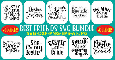 Best Friends SVG Bundle SVG Syaman 