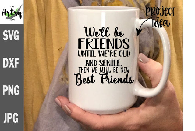 Best friends svg, friend gift svg, best friend quote SVG The Artsy Spot 