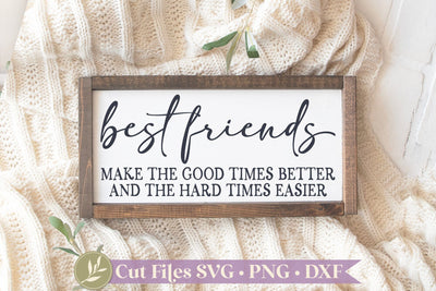 Best Friends SVG, Gift for Friend SVG LilleJuniper 