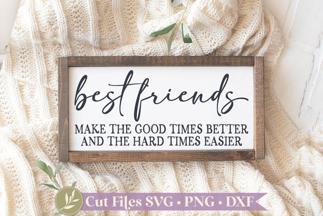 Best Friends SVG, Gift for Friend SVG LilleJuniper 
