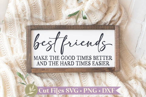 Best Friends SVG, Gift for Friend SVG LilleJuniper 