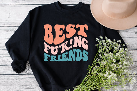 Best Fu*ck!ng Friends Svg, Best Fucking Friends Png, Sublimation, Svg Cut file for Cricut, Instant Download SVG Fauz 