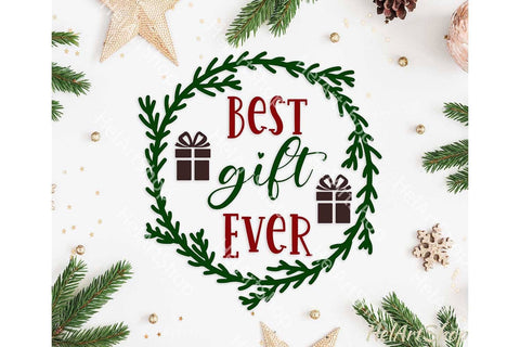 Best Gift Ever svg. First Christmas svg SVG _HelArtShop_ 