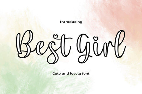 Best Girl Font Attract Studio 