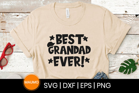 Best grandad ever, Father's day svg quote SVG Maumo Designs 