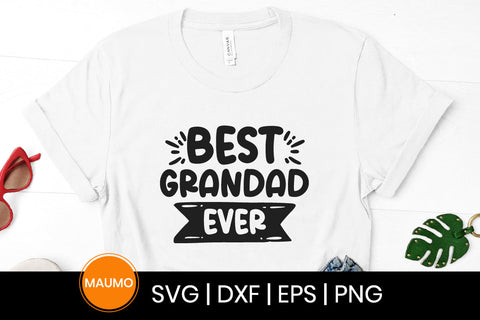 Best grandad ever, father's day svg quote SVG Maumo Designs 