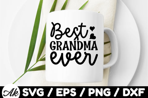 Best grandma ever svg SVG akazaddesign 