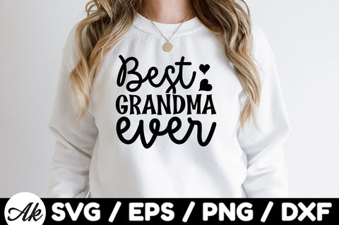 Best grandma ever svg SVG akazaddesign 